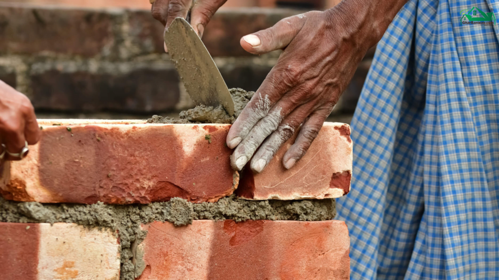 How to construct a house step by step in india.